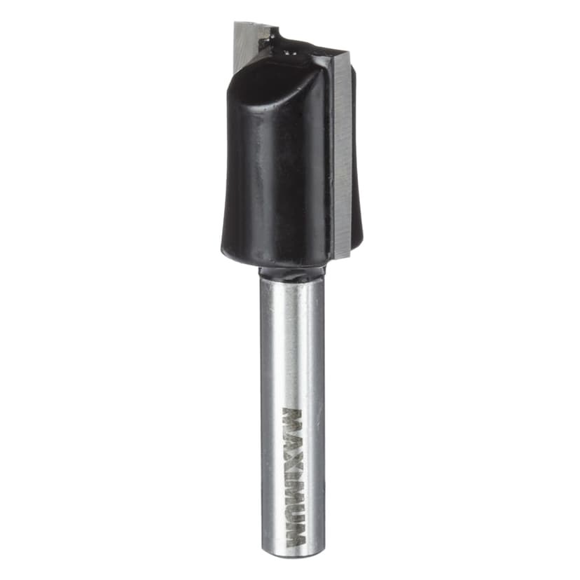 MAXIMUM Renegade Pro Carbide-Tipped Double Flute Straight Router Bit, 5/8 x 1/4-in Shank
