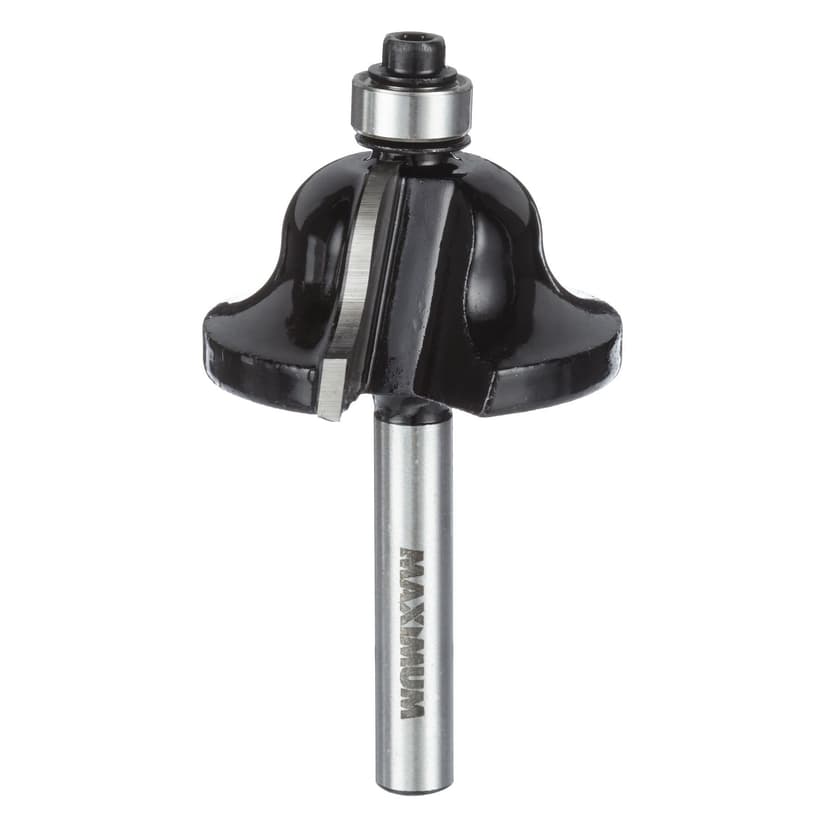 MAXIMUM Renegade Pro Carbide-Tipped Roman Ogee Edge Router Bit, 1/4 x 1/4-in Shank