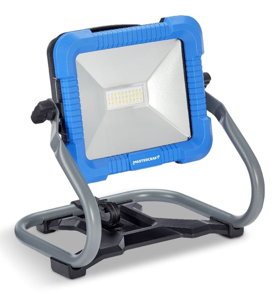Mastercraft 20V Cordless Dual Power LED Worklight, Tool Only, PWR POD Compatible