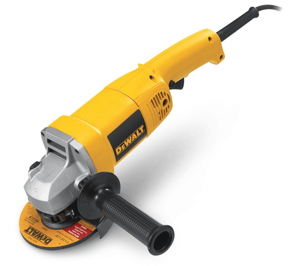 DEWALT DW831 12A Medium Corded Angle Grinder with Auxiliary Handle & Guard, 5-in