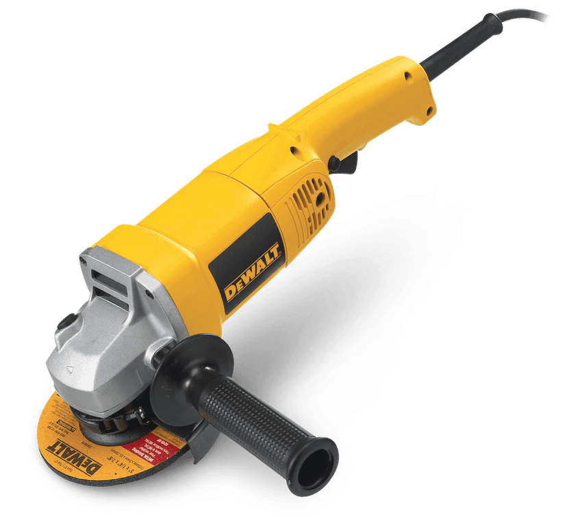 DEWALT DW831 12A Medium Corded Angle Grinder with Auxiliary Handle & Guard, 5-in