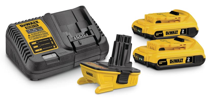DEWALT Battery Adaptor Kit , DCA2203C 20V MAX Lithium-Ion For 18V Cordless Power Tools