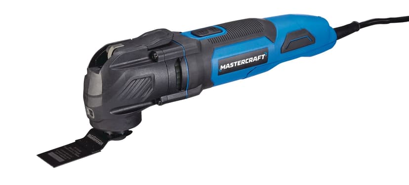 Mastercraft 2.5A Variable Speed Oscillating Multi-Tool with Accessory Blade & Sanding Kit, 20-pc