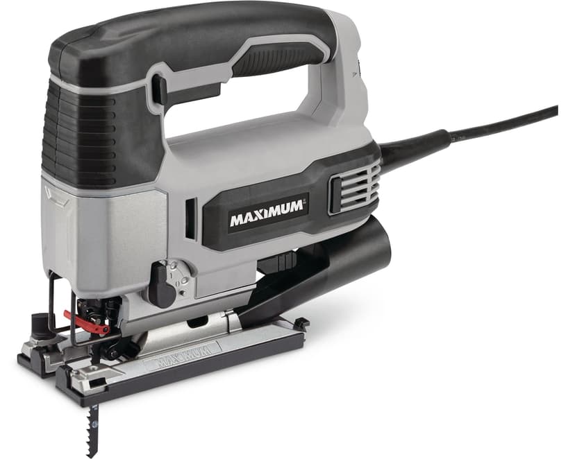 MAXIMUM 7A 4-Position Variable Speed Orbital Jigsaw with LED Light, Vacuum Adaptor & Bag