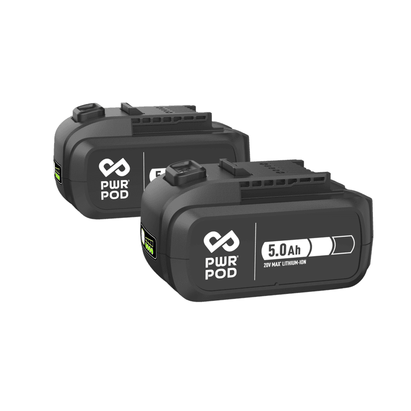 PWR POD 20V 5Ah Universal Batteries, 2-pk, Mid