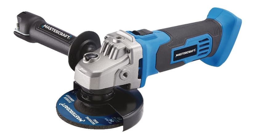 Mastercraft 20V Cordless 4-1/2-in, Angle Grinder with Auxiliary Handle, Tool Only, PWR POD Compatible