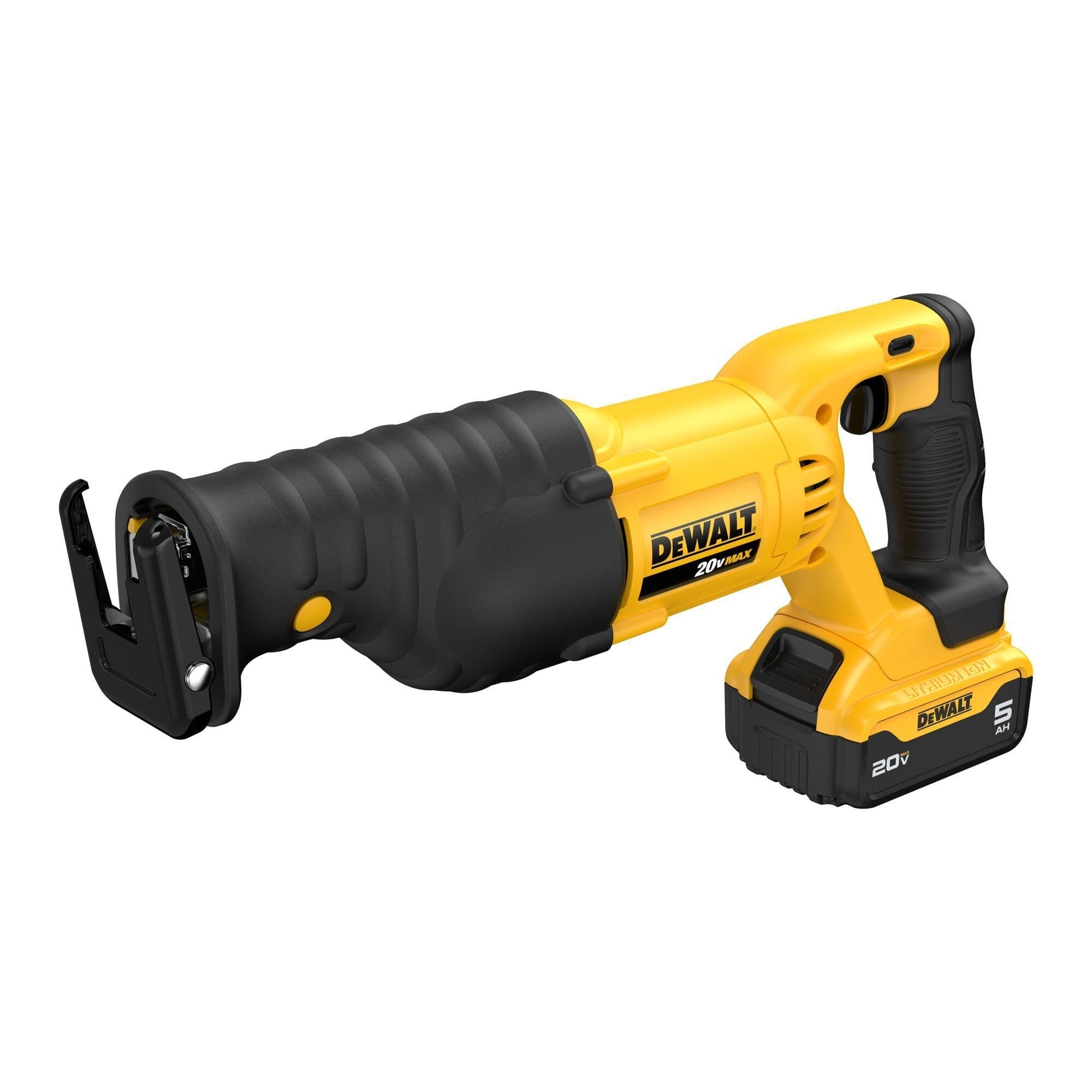 DEWALT DCS380P1 20V MAX Lithium-Ion Cordless Reciprocating Saw Kit with Battery, Charger & Case