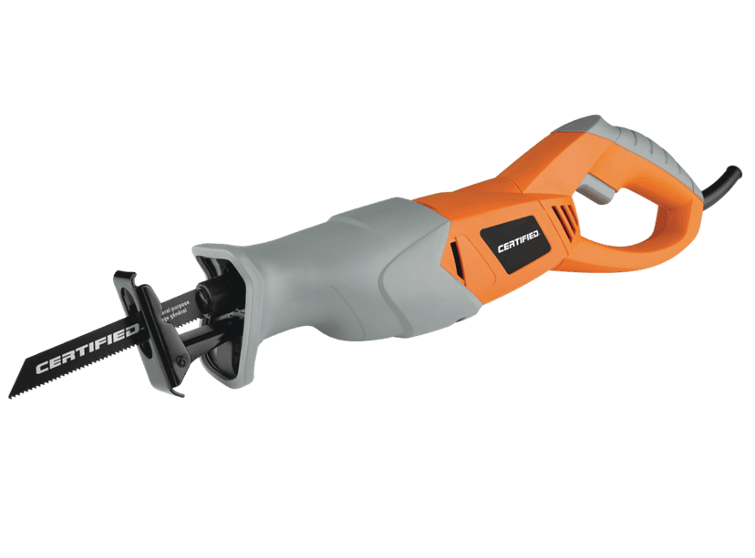 Certified 3308.2 6A Variable Speed T-Shank Reciprocating Saw with Blade & Hex Key