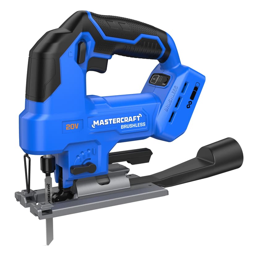 Mastercraft 20V Cordless Brushless Jigsaw, Tool Only, PWR POD Compatible