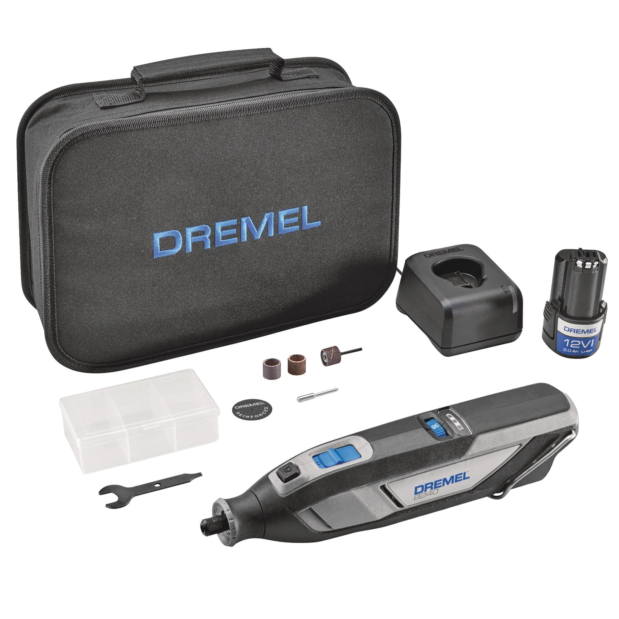 Dremel 8240-5 12V Rotary Tool Kit with Batteries & Storage Case