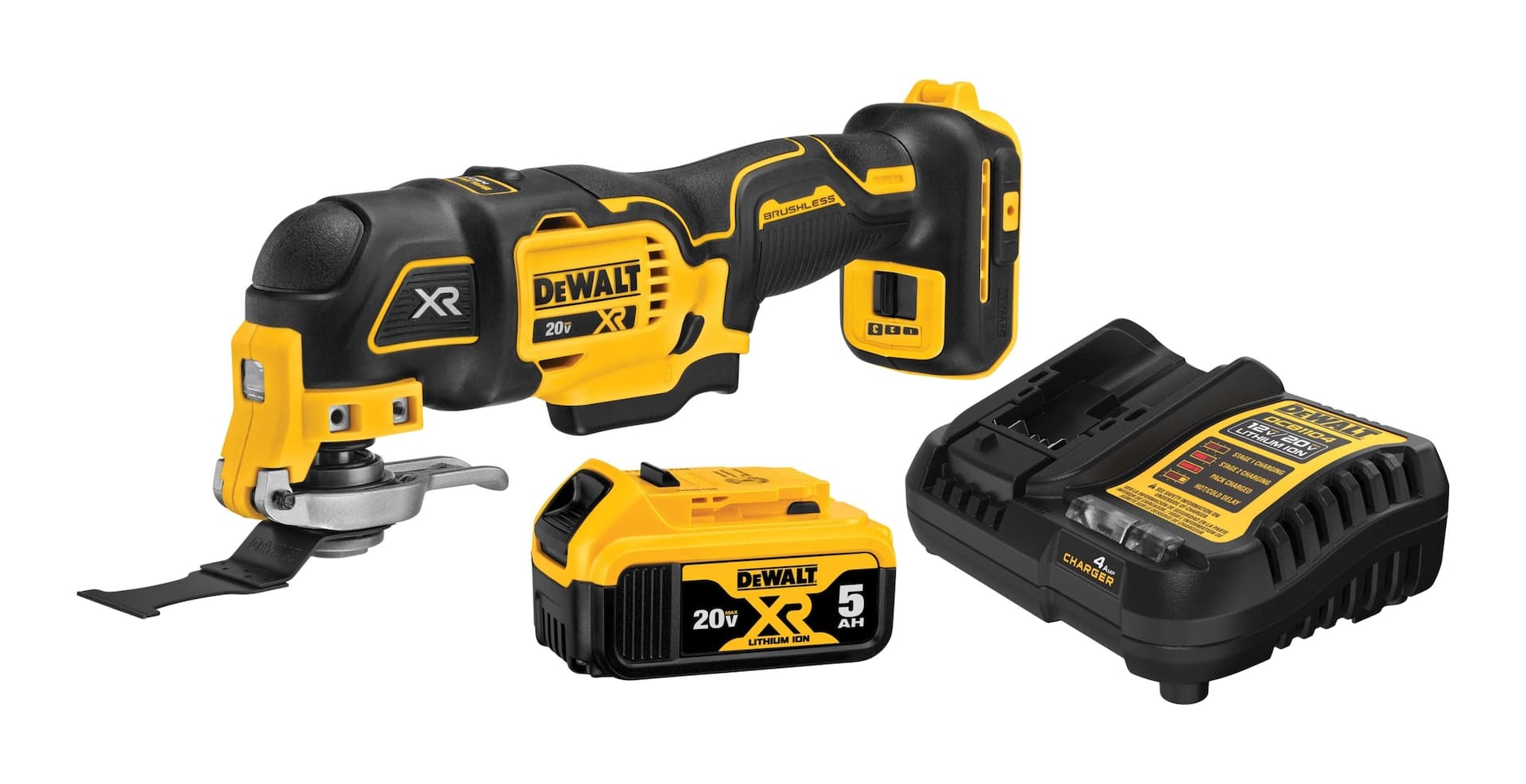 DEWALT 20V MAX Lithium-Ion Cordless Oscillating Multi-Tool with Battery & Charger