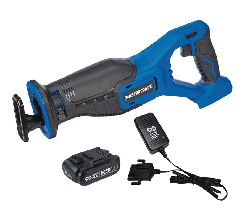Mastercraft Reciprocating Saw with Bonus Battery and Charger