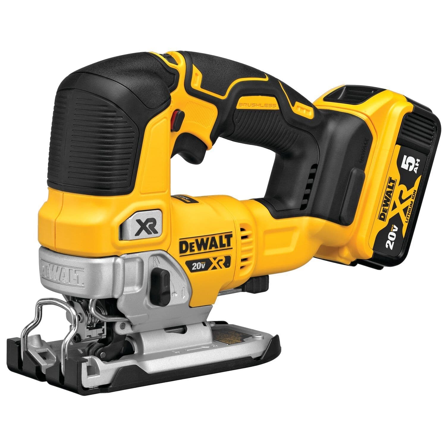 DEWALT DCS334P1 20V Max Li-Ion Cordless Jigsaw with 20V MAX 5.0Ah Battery & Kit Box