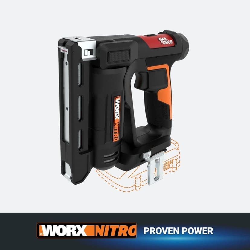 WORX NITRO 20V Crown Stapler, 3/8-in (Tool Only)