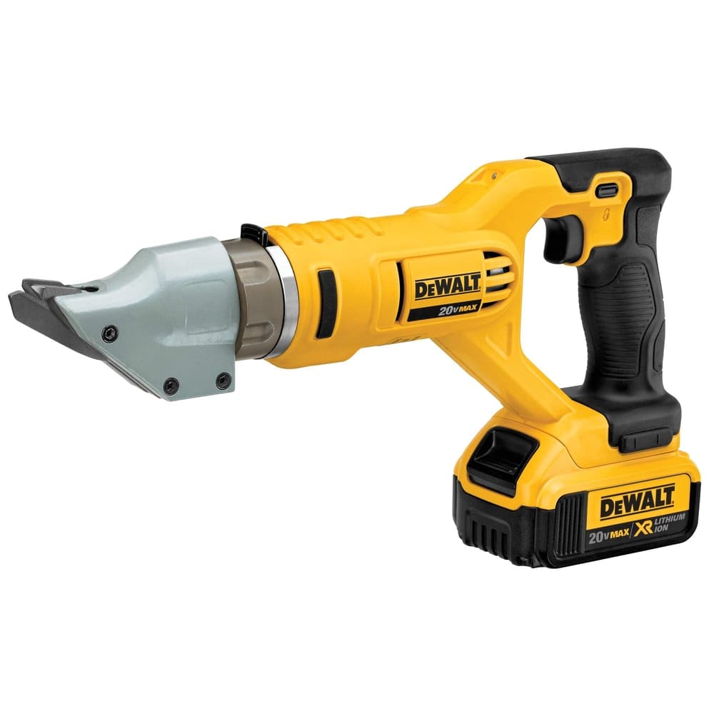 DEWALT DCS494M2 20V MAX 14 Gauge Swivel Head Double Cut Shear Kit, 4.0Ah