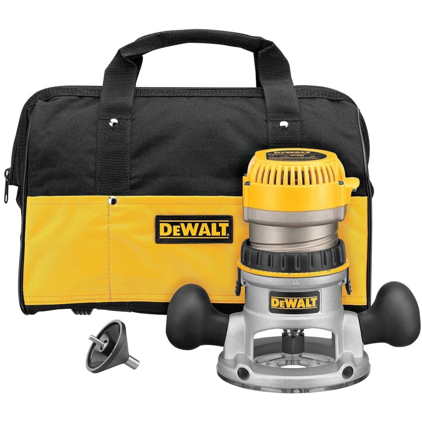 DEWALT DW616K 1-3/4 HP (Max Motor HP) Fixed Base Router Kit