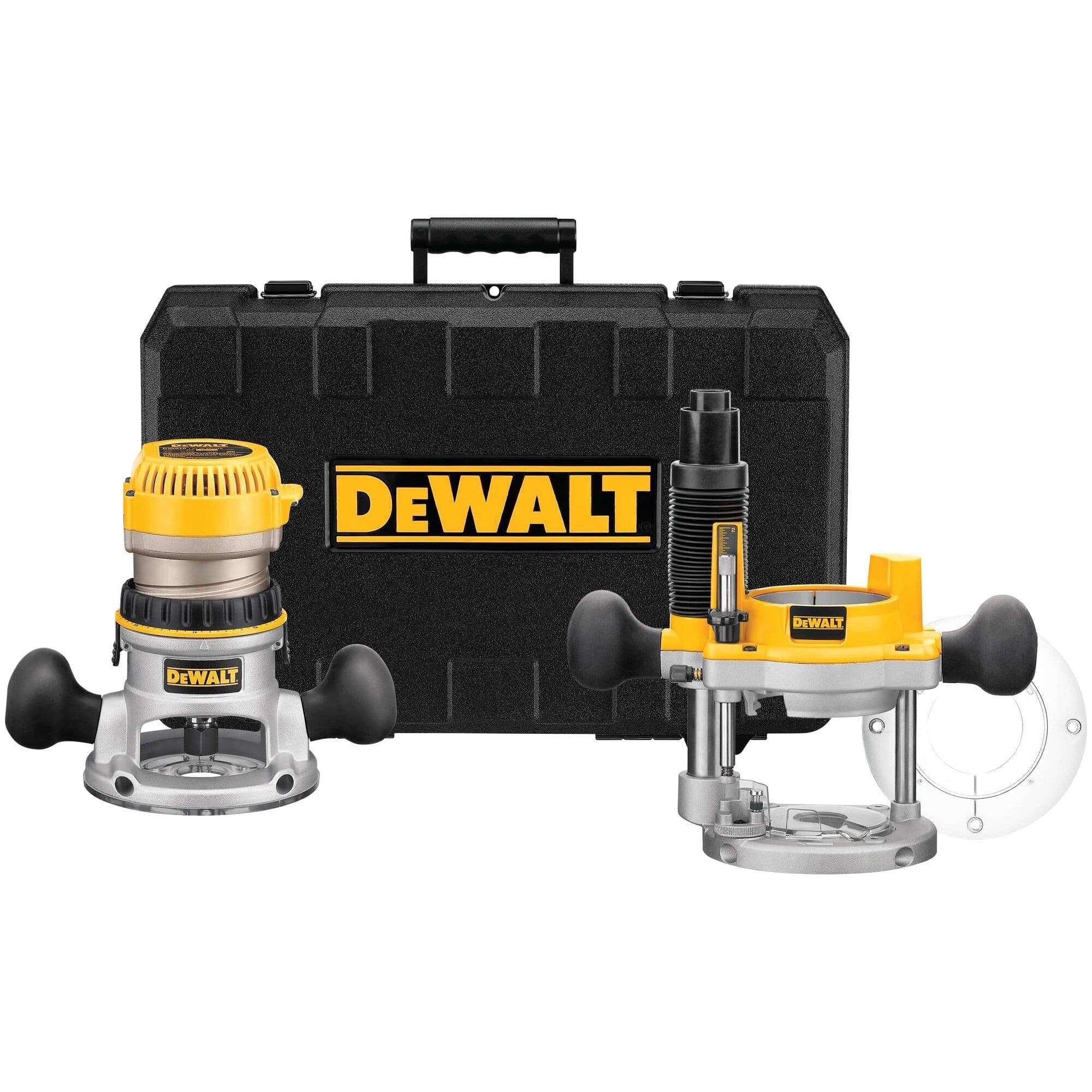 DEWALT DW616PK 1-3/4 HP(Max Motor HP) Fixed Base & Plunge Router Combo Kit