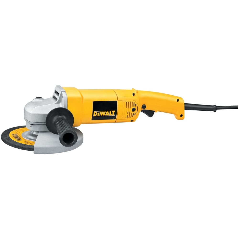 DEWALT DW840 13 Amp 7-in Medium Angle Grinder, No Lock On Switch