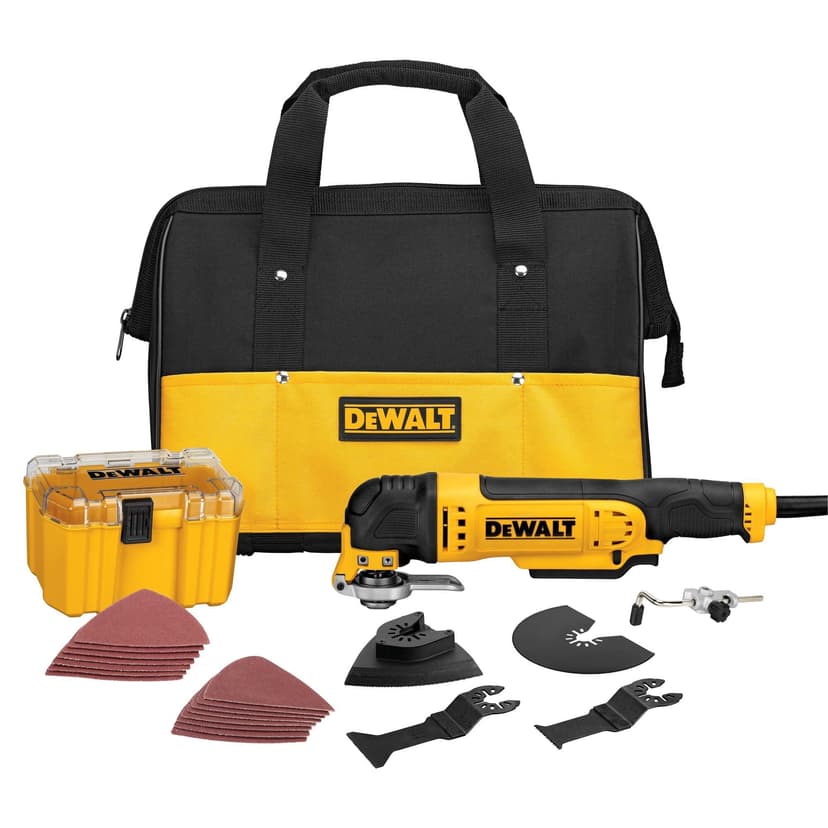 DEWALT DWE315K 3.0 Amps Oscillating Multi-Tool with 29-pc Accessories Kit