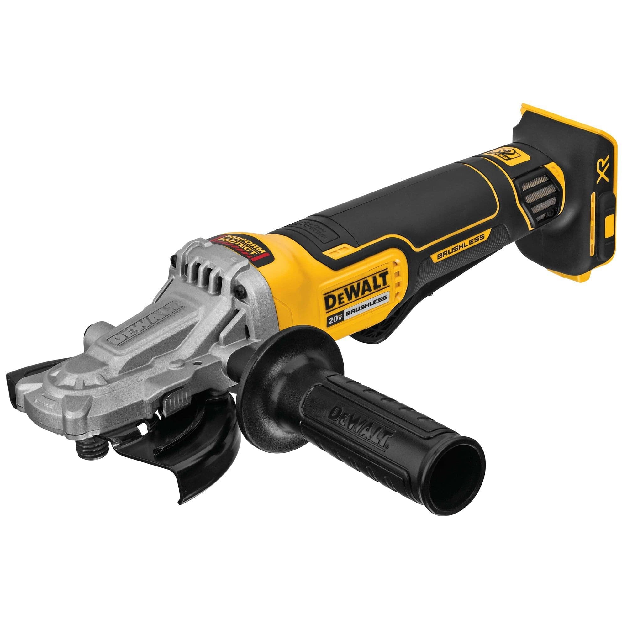 DEWALT DCG413FB 20V MAX XR 5-in Flathead Paddle Switch Small Angle Grinder
