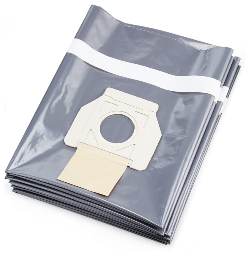 FLEX ES-PP VCE L/M VE5 Disposal Wet Dry Vacuum Filter Bag, 5-pk
