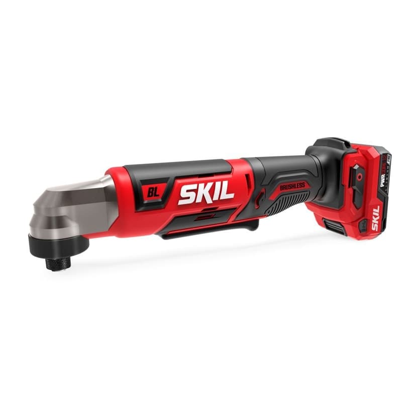 SKIL 12V Brushless 1/4-in. Hex Right-Angle Impact Driver with 2.0Ah USB-C Port Battery and 20W PD Charger (RI5745A-11)