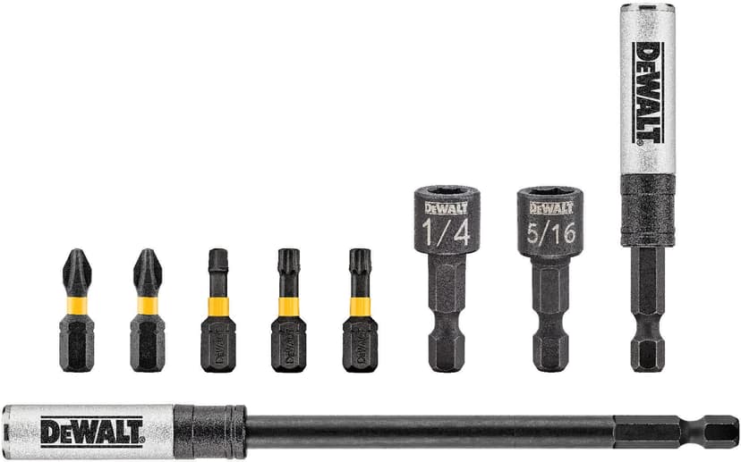 DEWALT Impact Ready Flex Torq Access Magnetic Screwdriver Bit Set , 9-pc