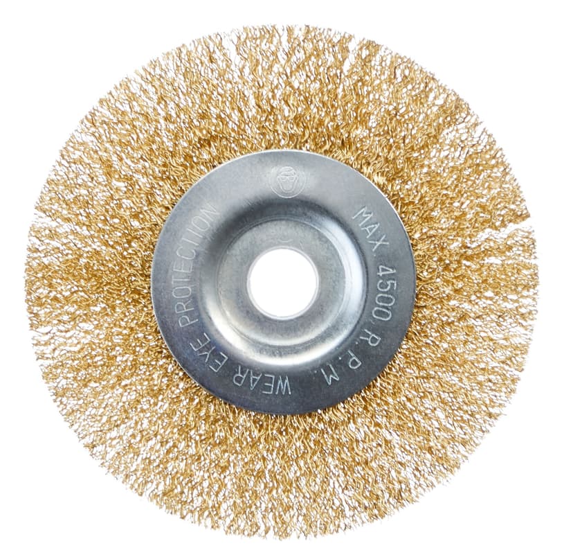 Mastercraft 5-in Steel Coarse Wire Wheel Brush 1/2-in, 5/8-in Arbor