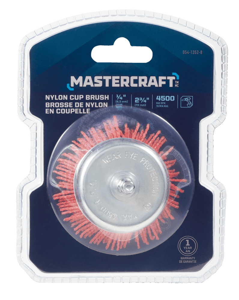 Mastercraft Nylon Cup Brush, 2-3/4-in
