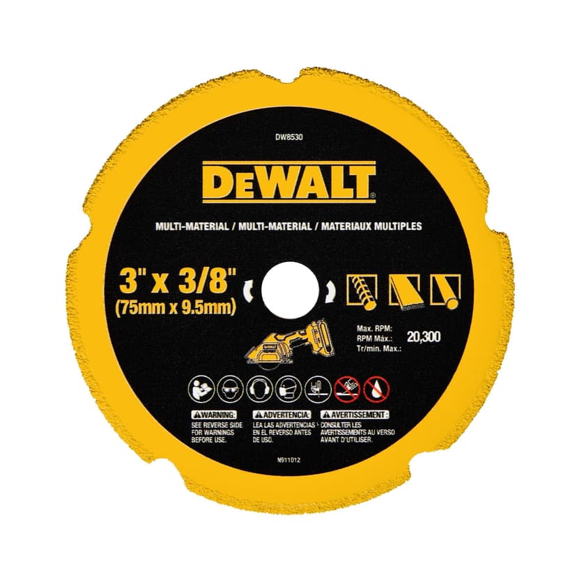DeWALT 3" Diamond Multi Material Blade