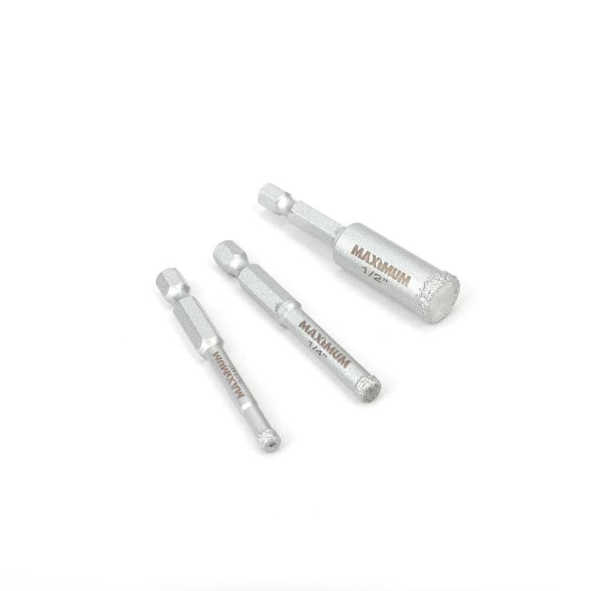 Maximum Diamond Hole Saw Set, 3-Piece
