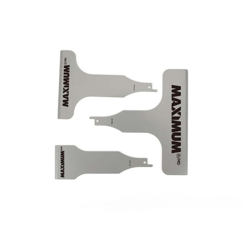 Maximum Reciprocating Scraper Blade Set, 3-Piece