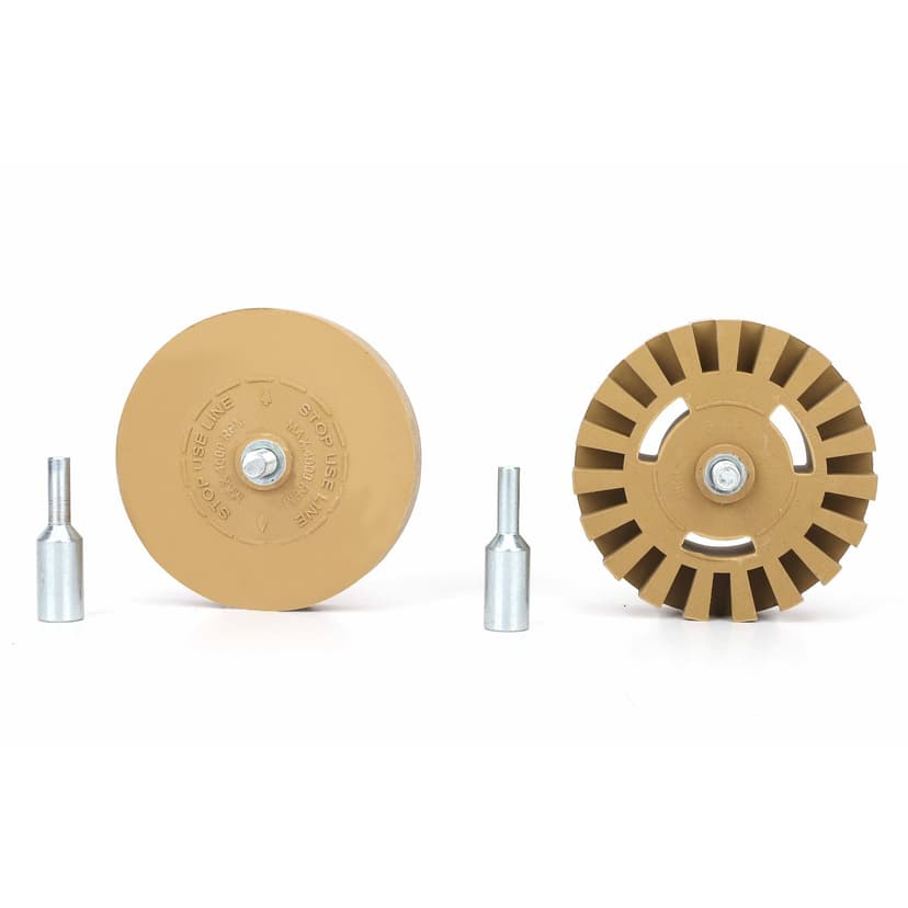 Mastercraft Rubber Adhesive Turbo-Style Eraser Wheel, 2-Pack