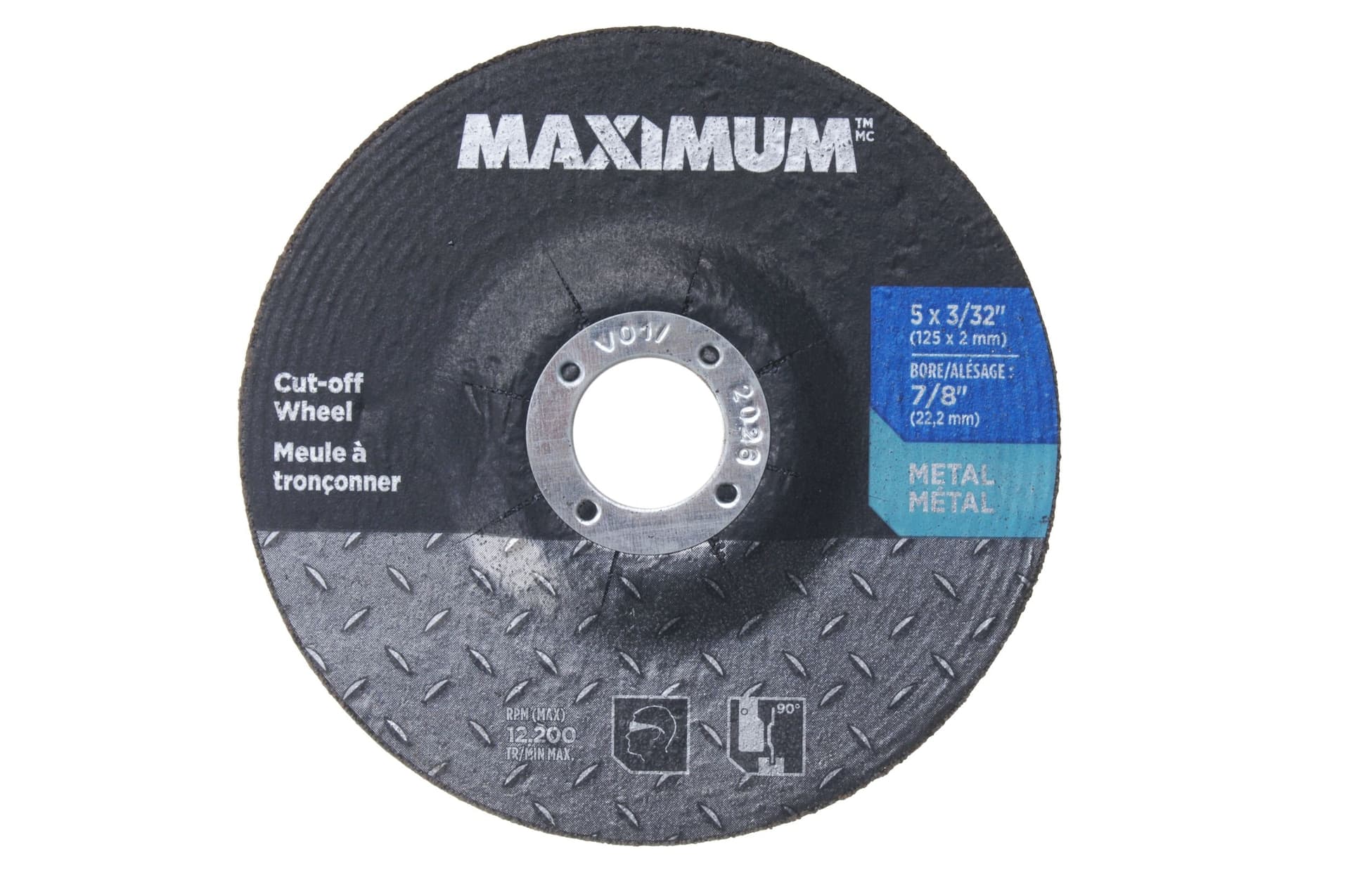 MAXIMUM 5-in x 3/32-in Type 27 Aluminum Oxide Cut-Off Wheel for Metal