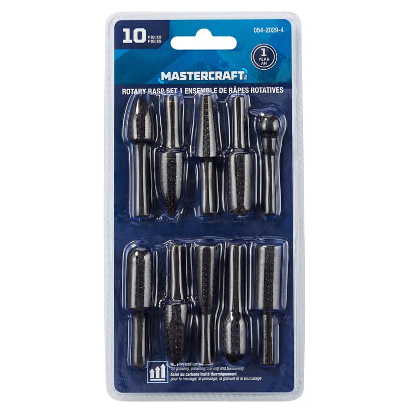 Mastercraft Rasp File Kit, 10-pc