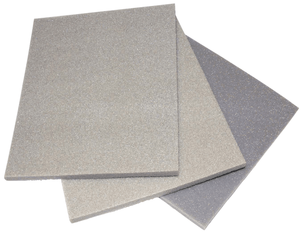 Mastercraft 4-1/2 x 5-1/2-in Assorted Grit Aluminum Oxide ContouredSanding Sponge Set for Wood, Metal, Plastic, 3-pc