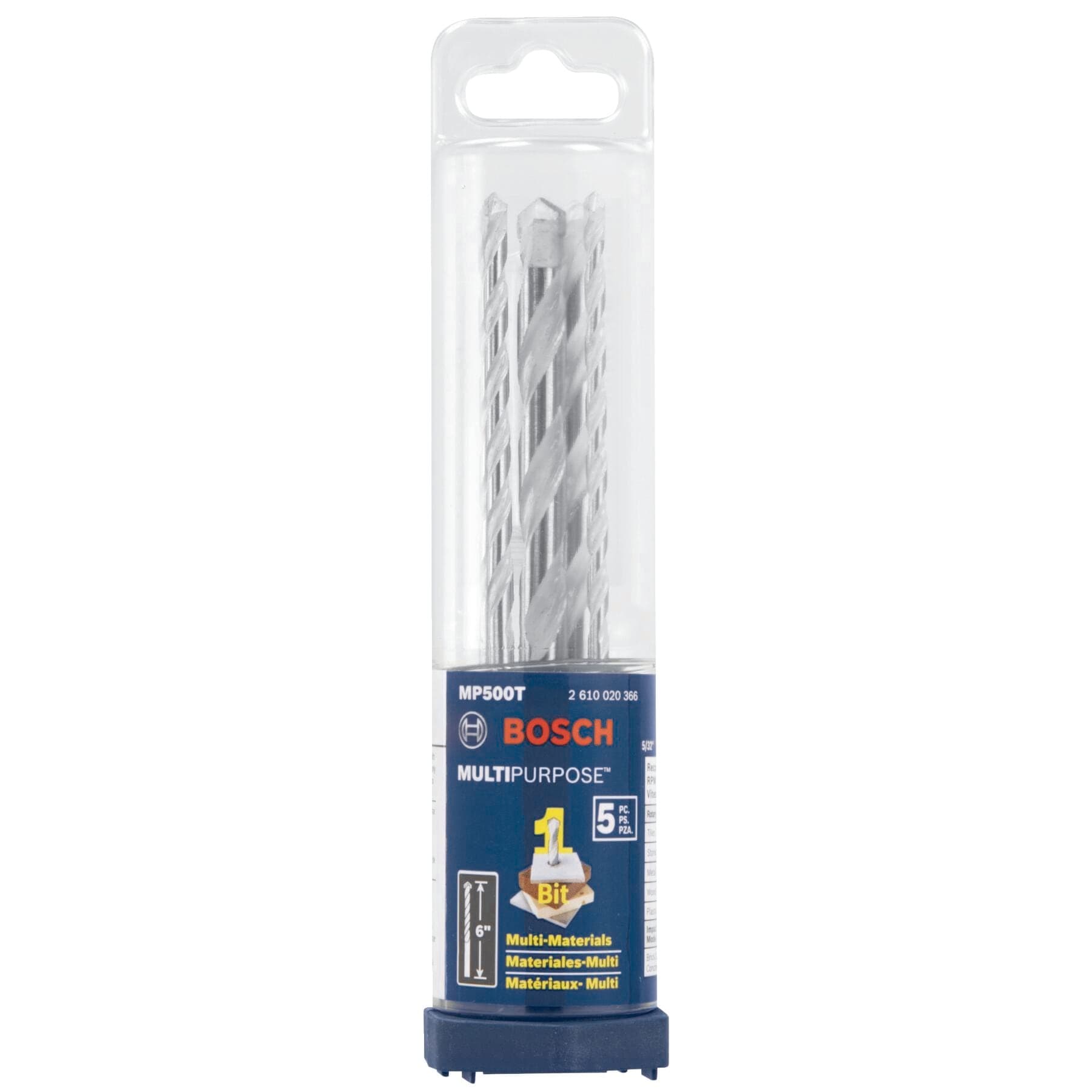 Bosch Daredevil® Impact-Ready Multi-Purpose Drill Bit Set, 5-pc