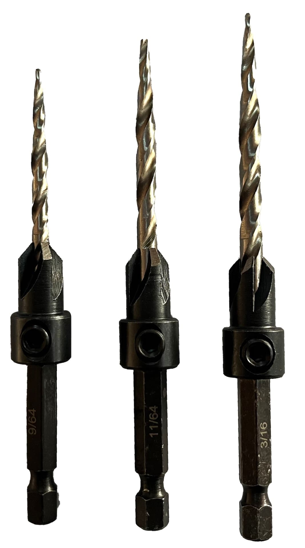 Mastercraft Taper Countersink Bit Set, 3-Piece