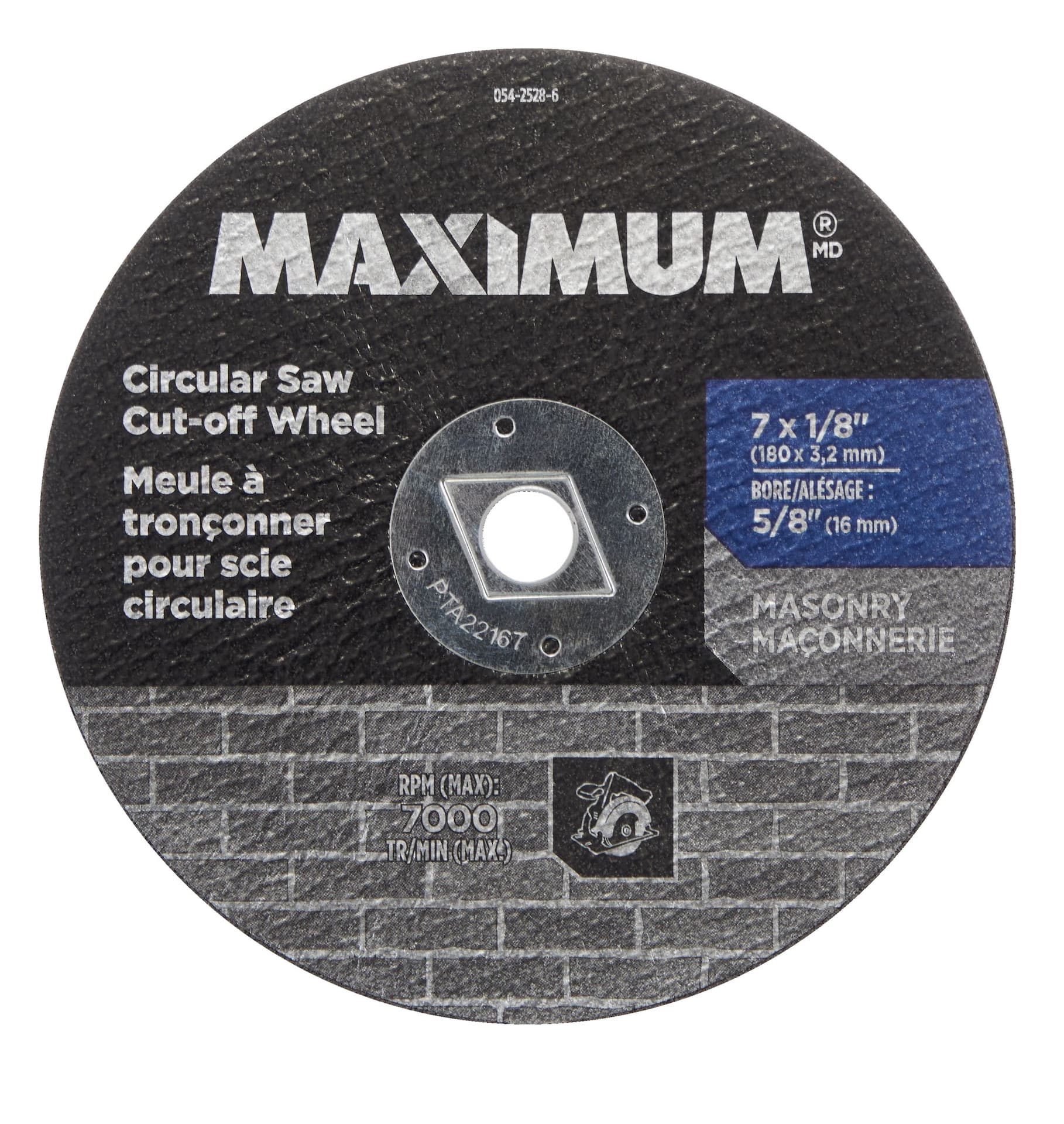 MAXIMUM 7 x 1/8-in Carbide Circular Saw Cut off Wheel for Masonry