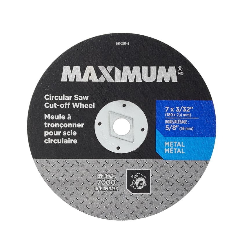 MAXIMUM 7 x 3/32-in Aluminum Oxide Circular Saw Cut off Wheel for Metal