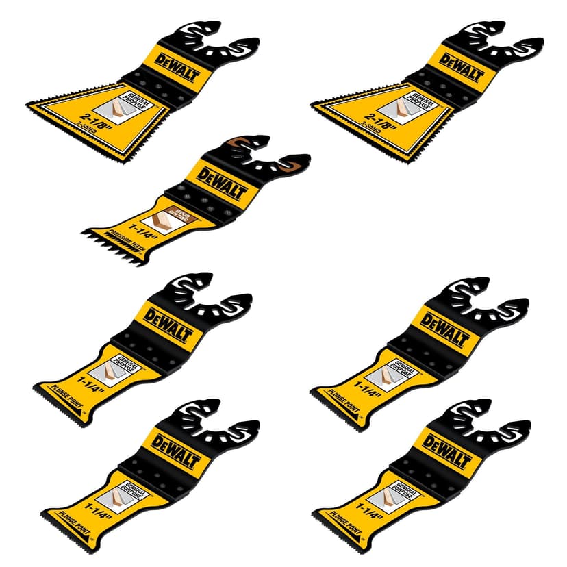 Dewalt Oscillating Blade Set, 7-Piece