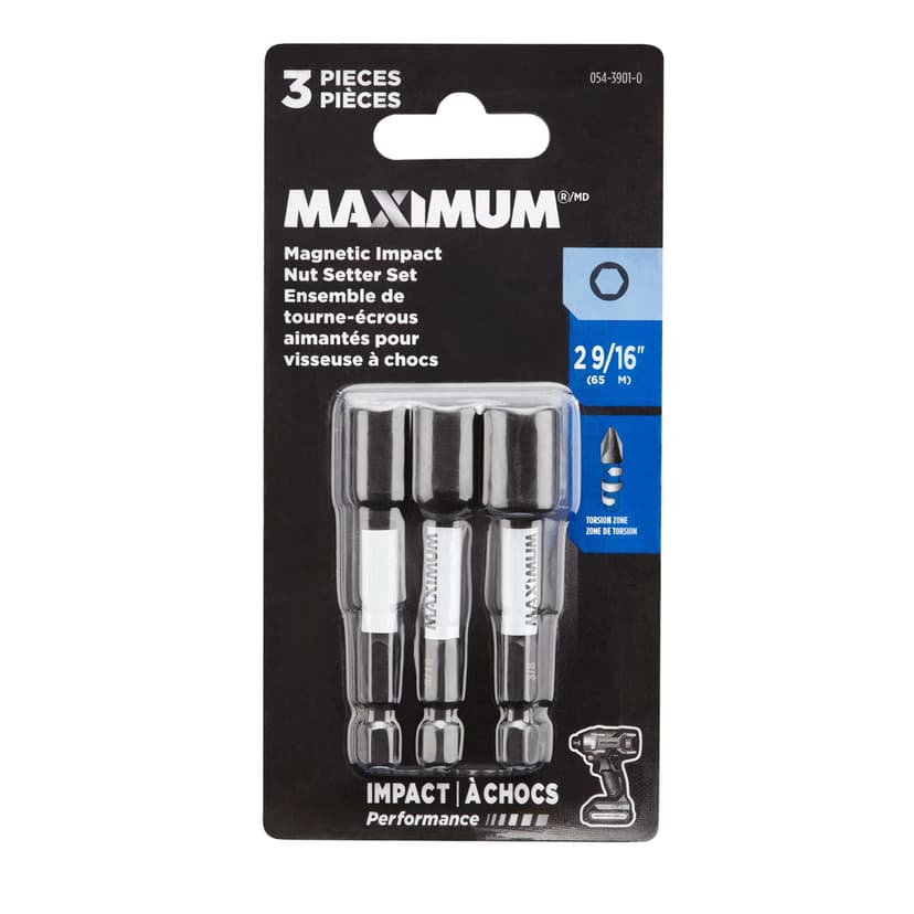 MAXIMUM 2-9/16-in Impact Nutsetter, 3-pc