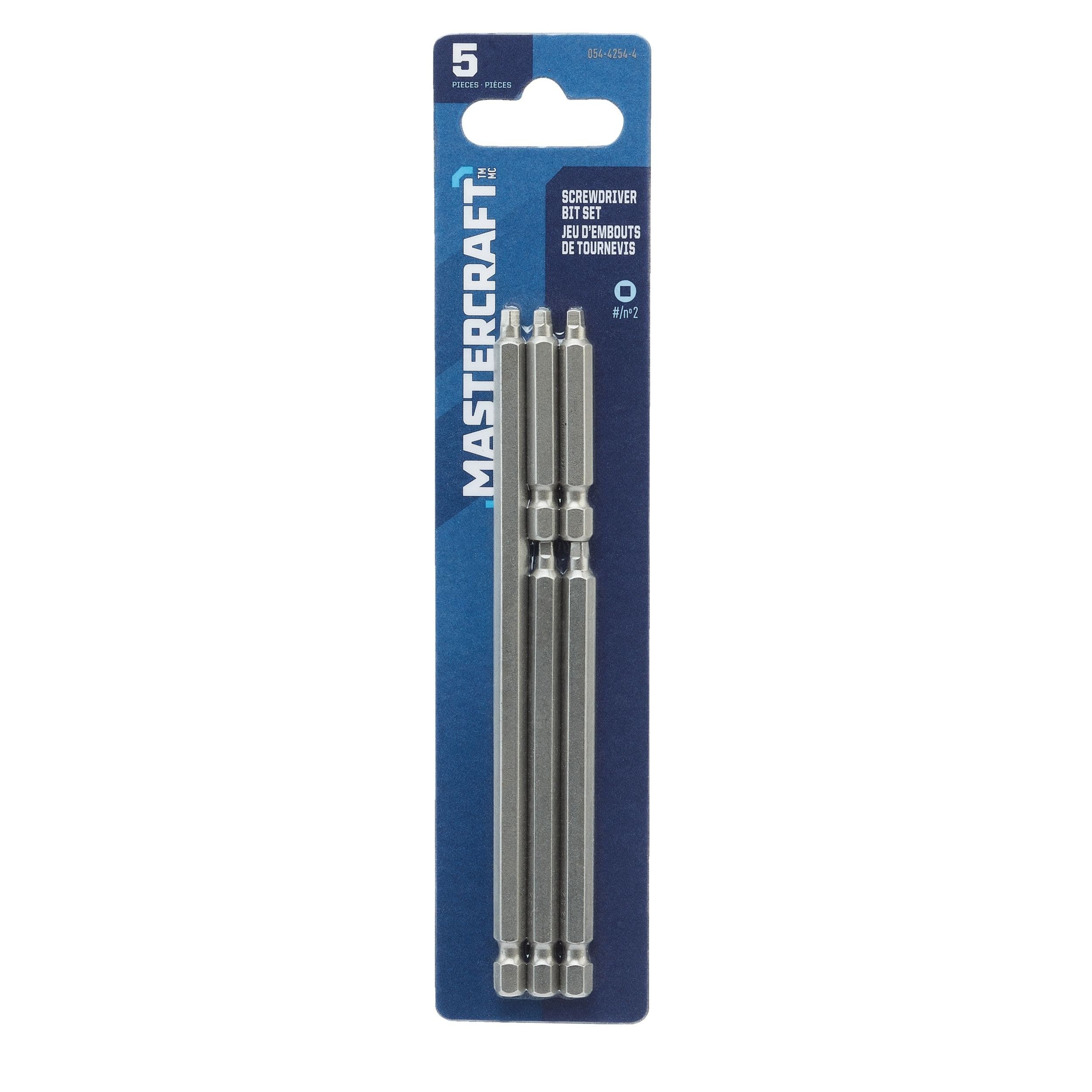 Mastercraft Power Bits, 5-pc