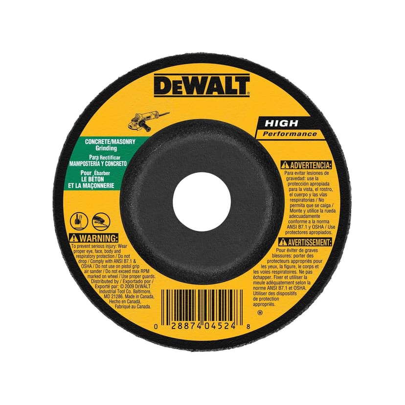 DEWALT Concrete & Masonry Grinding Wheel, 5-in