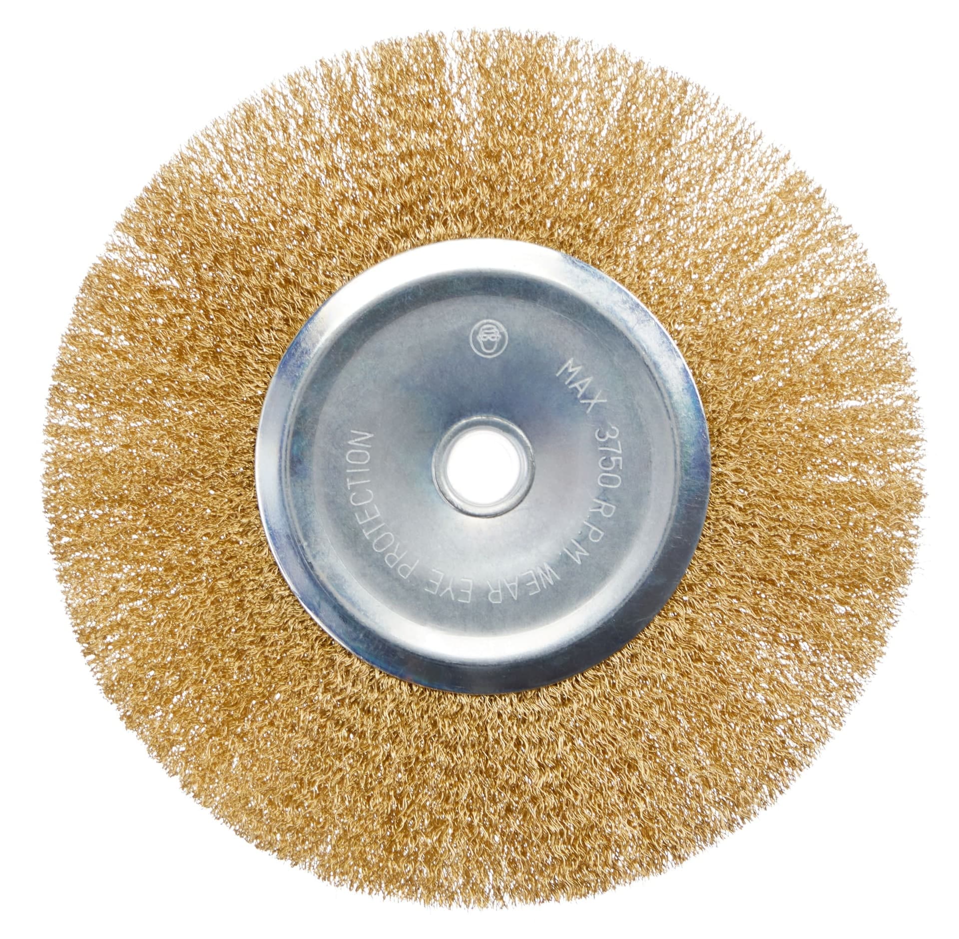 Mastercraft 8-in Crimped Steel Fine Wire Wheel Brush, 5/8-in Arbor