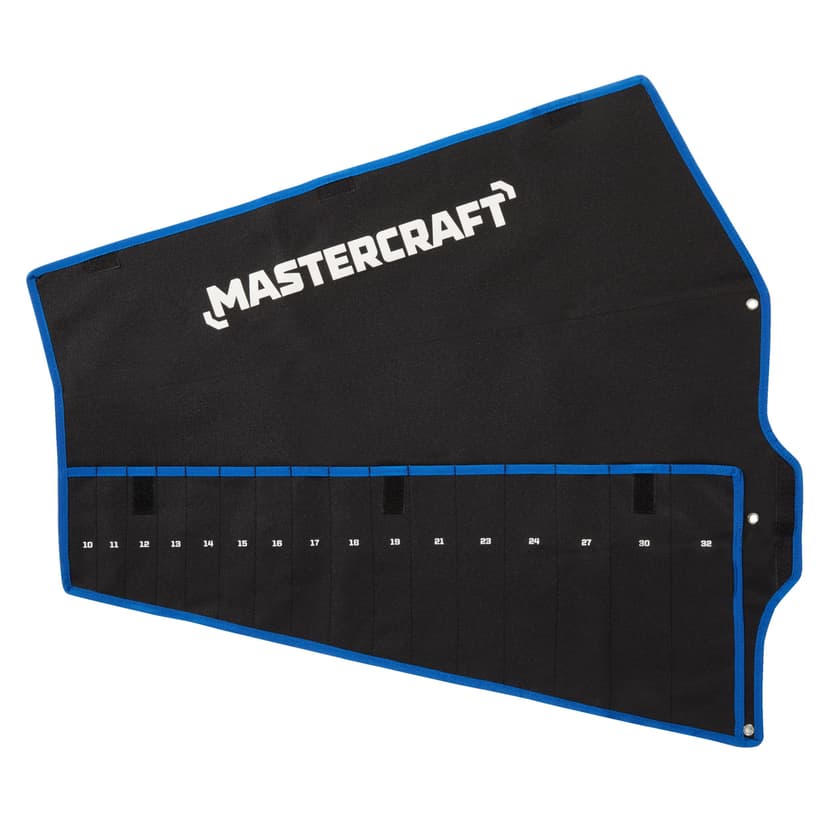 Mastercraft Metric Wrench Roll, 16 Pockets