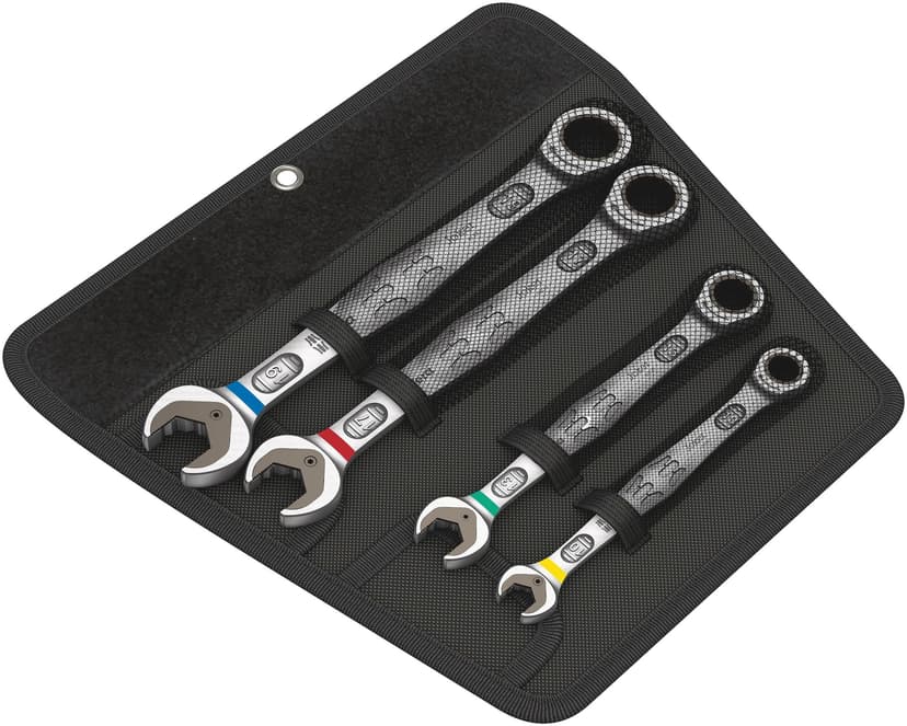 Wera Joker Ratcheting Wrench Set, Metric, 4-pc