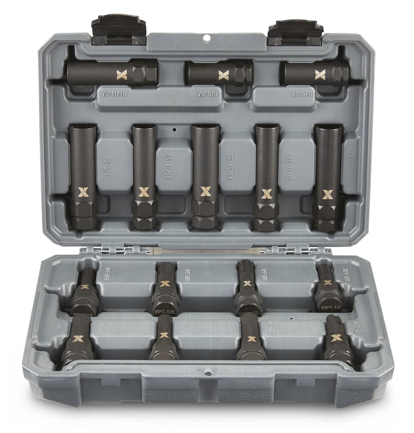 MAXIMUM Locking Lug Nut Removal Set, 16-pc
