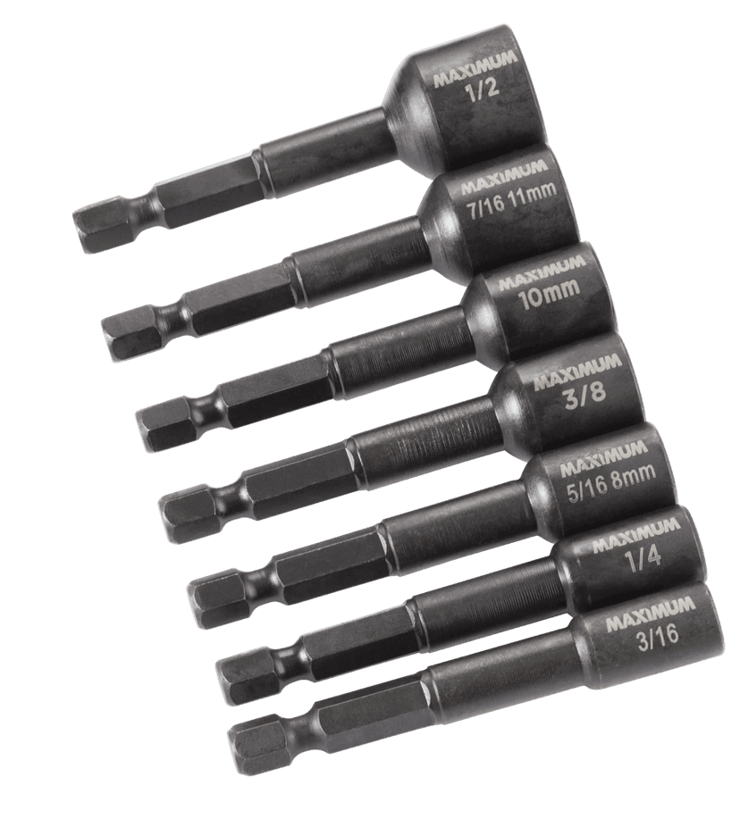 MAXIMUM Impact Bolt Remover Set 1/4-in Drive, 7-pc