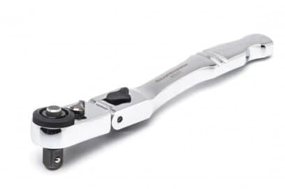 MAXIMUM 1/4-in Drive 72-Tooth Stubby Flex Ratchet, Chrome Plating, 6-in